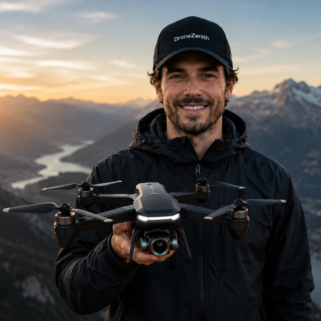 Drone Caméra Grand Angle en vol