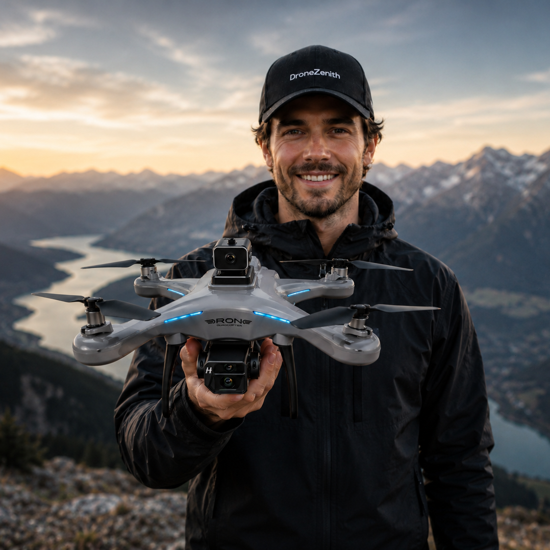 Drone RC 8K en vol